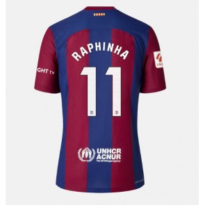 Lacne Ženy Futbalové dres Barcelona Raphinha Belloli #11 2023-24 Krátky Rukáv - Domáci